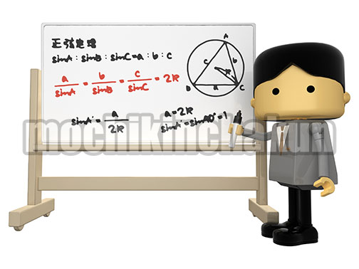 ホワイトボードと数学教師