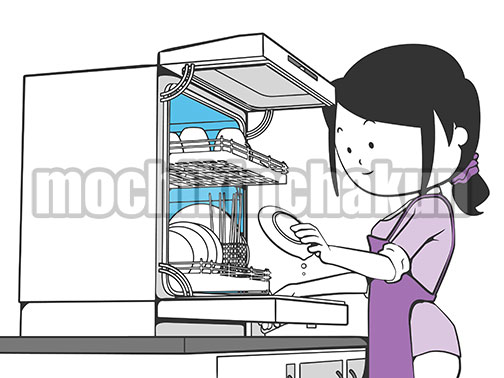 食器洗い乾燥機（主線付）