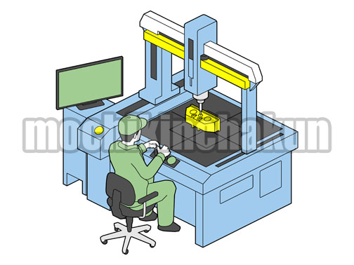 三次元測定機で計測するA（シンプル配色）