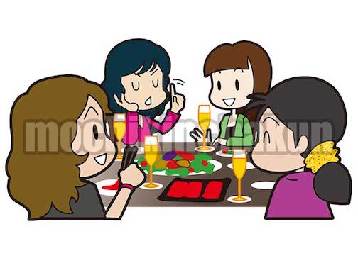 4人で女子会