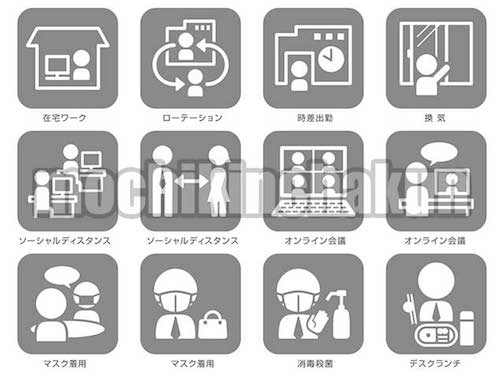 新しい仕事スタイルアイコン