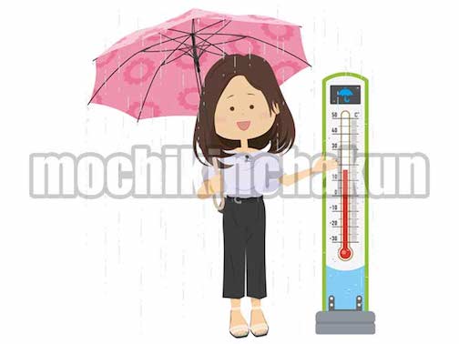 お天気お姉さん【雨】